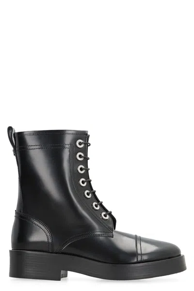 Casadei Alibi Lace-up Ankle Boots In Black