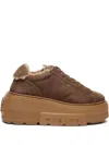 Casadei Alpsenales Nexus Platform Sneakers In Brown