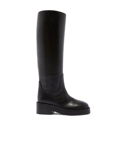 Casadei Andrea 50mm Leather Boots In Black