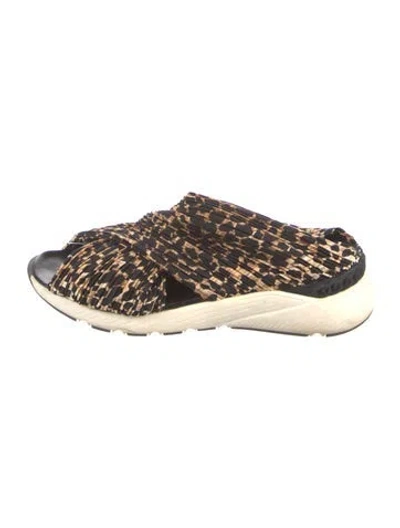 Pre-owned Casadei Animal Print Sandals In Multi