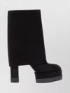Casadei Ankle Boots With Platform And Block Heel In Black