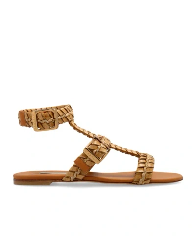 CASADEI CASADEI ANKLE-STRAP FLAT SANDALS