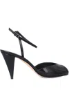 Casadei Ankle-strap Heeled Sandals In Black