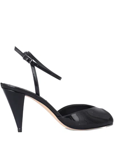 Casadei Ankle-strap Heeled Sandals In Black