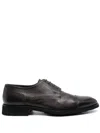 Casadei Anticato Leather Brogues In Brown