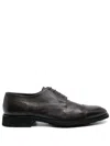 Casadei Anticato Leather Brogues In Braun