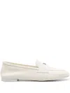 Casadei Woman Loafers Off White Size 6 Leather In Neutrals