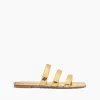 Casadei Atomium Slider - Woman Flats Gold 38 In Gold