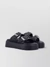 Casadei Black Slip-on Sandals