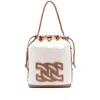 Casadei Drawstring Handbag In Beige