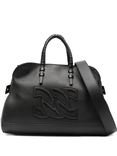 CASADEI CASADEI PARK AVENUE LEATHER TOTE