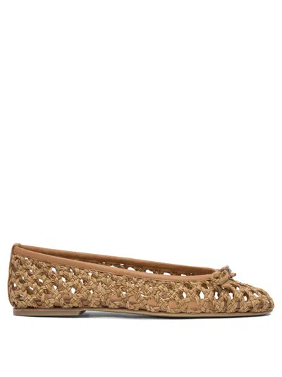 Casadei Ballerinas In Beige