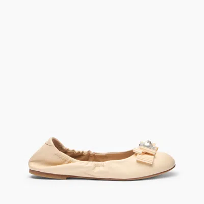 Casadei Ballet Flat - Woman Flats And Loafers Ecrù 40 In Neutral