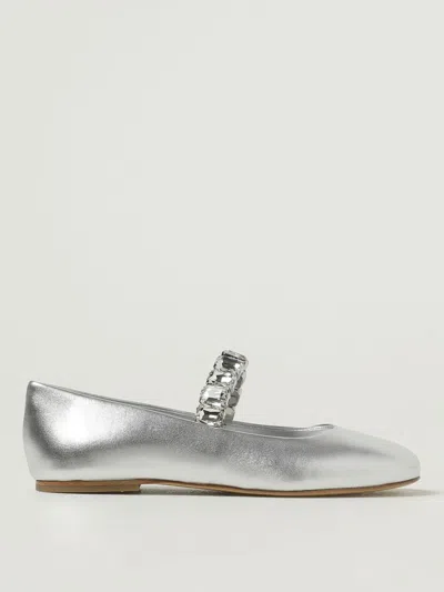 Casadei Ballet Flats  Woman Color Silver