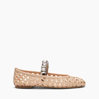 Casadei Ballet Versilia - Woman Flats And Loafers Sandstone 40