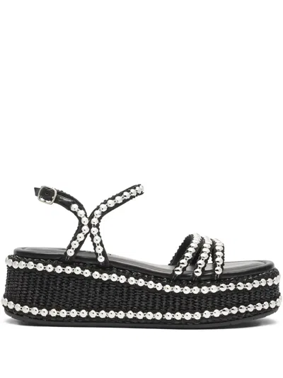 Casadei Beaded Heeled Sandals