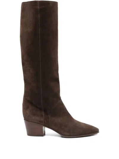CASADEI CASADEI "BEAT" RENNA COCOA BOOTS