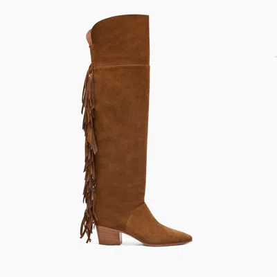 Casadei Beat Suede Over The Knee - Woman Over The Knee Sella 40