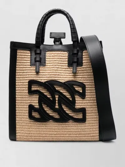 Casadei Beau Rivage Leather Tote Bag Shoulder In Multi