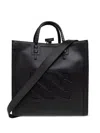 Casadei Beauriva Logo-patch Shopper Bag In Black