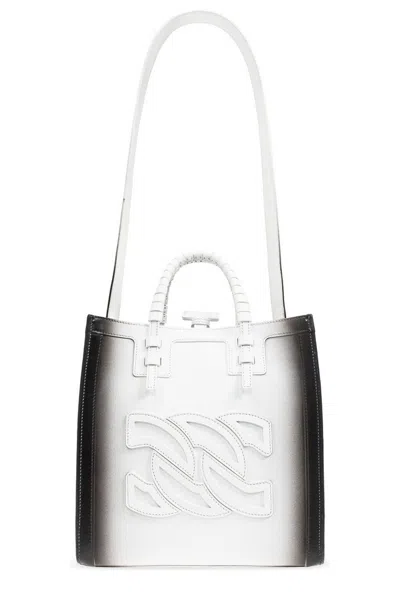 Casadei Beaurivage Tote Bag In White