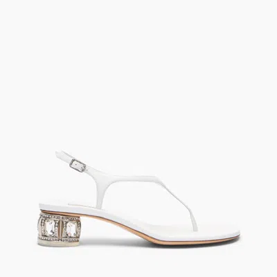 Casadei Belle Epoque Sandal - Woman Sandals White 37 In Multi