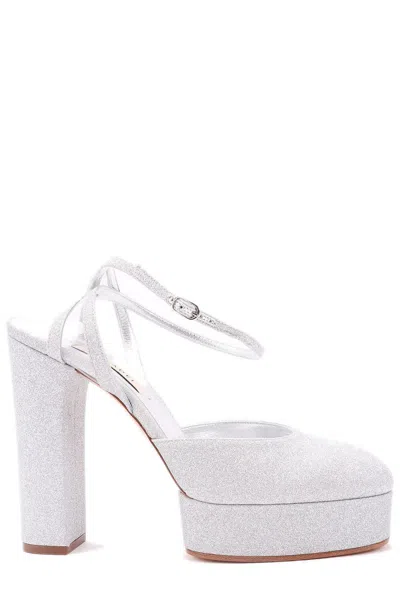 CASADEI BETTY CITYLIGHT ROUND-TOE PLATFORM PUMPS