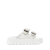 Casadei Birky Ale Slides - Woman Xxl Sole White 36