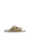 Casadei Birky Braided Sandals In Multi