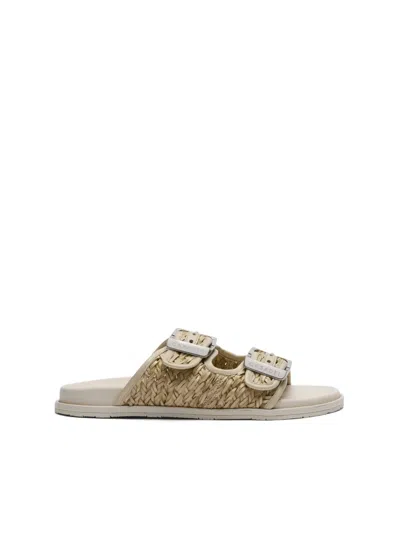 Casadei Birky Braided Sandals