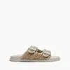 Casadei Birky Suncity - Woman Flats And Loafers Bambu And Corda 38 In Bambu And Corda