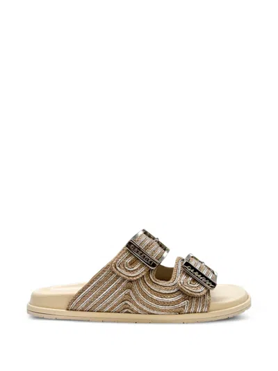 Casadei Birky Tahiti Buckle-strap Sandals In Multi