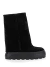 Casadei Black Boots With Turn-up With Platform