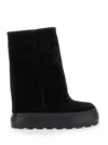 Casadei Black Boots With Turn-up With Platform