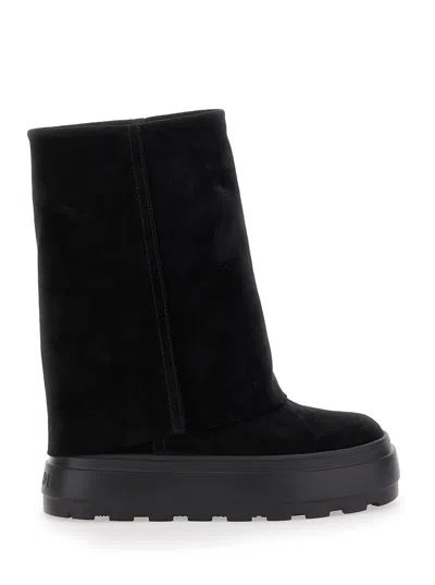 Casadei Boots In Black