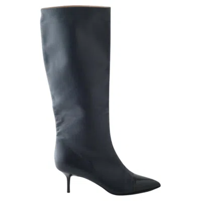 Pre-owned Casadei Black Leather Boots - '10s