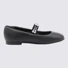 Casadei Ballet Flats With Crystals Loafers & Slippers In Black