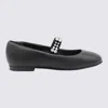 Casadei Ballet Flats With Crystals Loafers & Slippers In Black