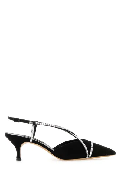 Casadei Strappy Starry Julia Pumps In Black