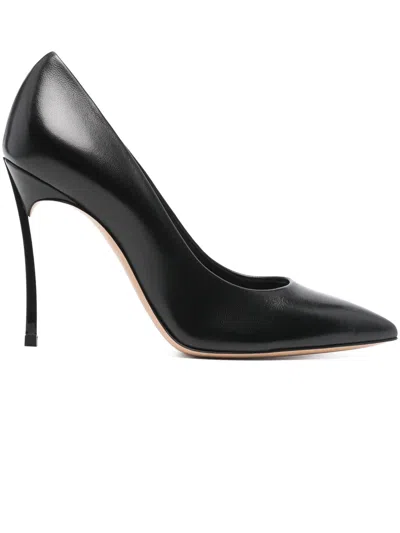 Casadei 100mm Superblade Wonder Pumps In Black