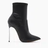 Casadei Blade Eco Leather - Woman Ankle Boots Black 38