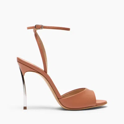 Casadei Blade Heeled Sandals In Neutral
