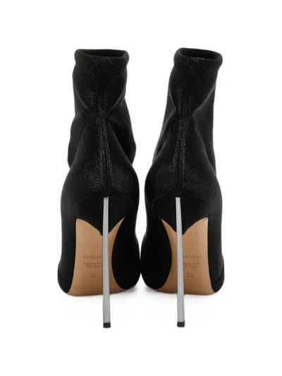 Pre-owned Casadei Blade Boots In Black