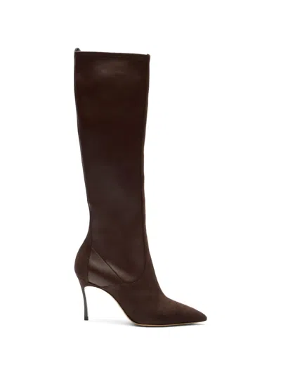 Casadei Blade Debby Knee-high Boots In Multi