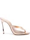 Casadei Blade Flash 10mm Mules In Pink