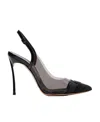 Casadei Blade Fluo Pvc Leather Pumps