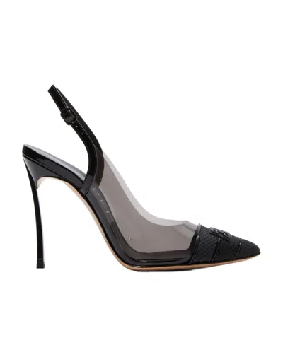 Casadei Blade Fluo Pvc Leather Pumps