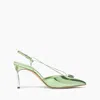 Casadei Blade Interstellar Cas2025 Slingback - Woman Pumps And Slingback Milk And Mint 41 In Milk And Mint