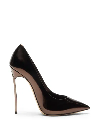 Casadei Blade Interstellar Pointed-toe Pumps In Brown