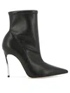 Casadei "lab Blade" Leather Ankle Boots